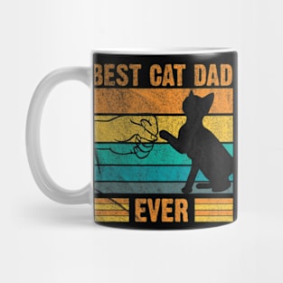 Best Cat Dad Ever Kitten Lover Fathers Day Mug